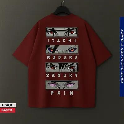 PREMIUM CLASSY ANIME DROP SHOLDER T SHIRT 